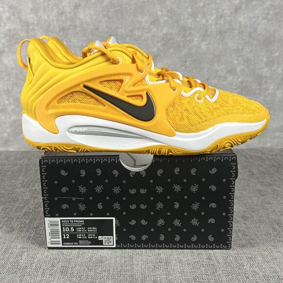 Nike Other - Nike KD 15 Kevin Durant Team Basketball Shoes DX6648 701 University Gold Sz 10.5